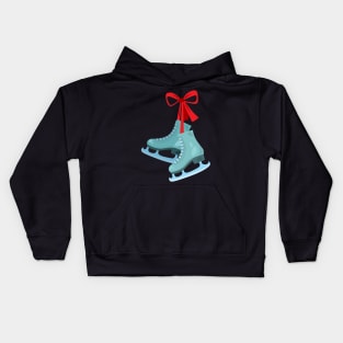 Pair of ice skates with Kids Hoodie